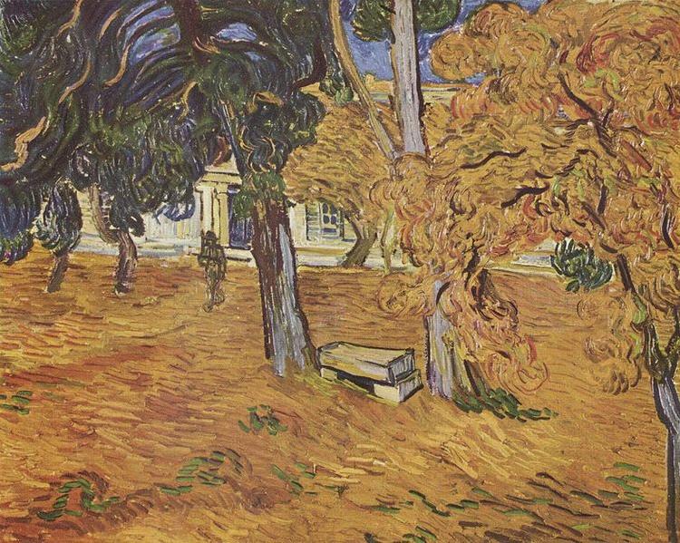 Vincent Van Gogh Park des Spitals oil painting image